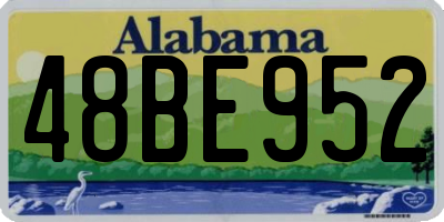 AL license plate 48BE952