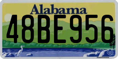 AL license plate 48BE956