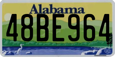 AL license plate 48BE964