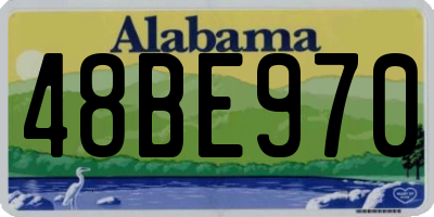 AL license plate 48BE970