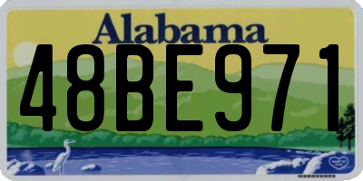 AL license plate 48BE971