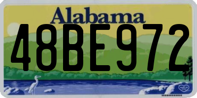 AL license plate 48BE972