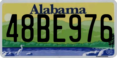 AL license plate 48BE976