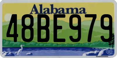 AL license plate 48BE979