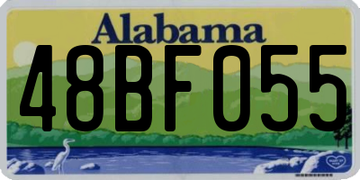 AL license plate 48BF055