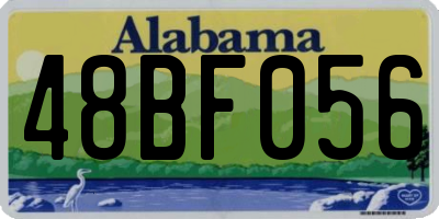 AL license plate 48BF056