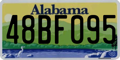 AL license plate 48BF095