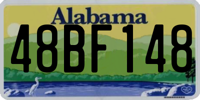 AL license plate 48BF148