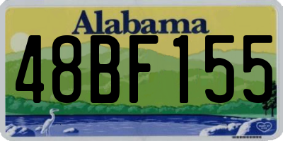 AL license plate 48BF155