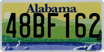 AL license plate 48BF162
