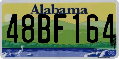 AL license plate 48BF164