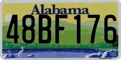 AL license plate 48BF176