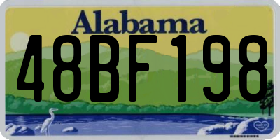 AL license plate 48BF198