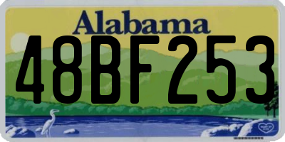 AL license plate 48BF253