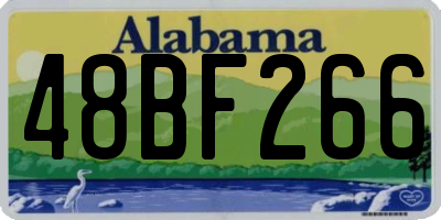 AL license plate 48BF266