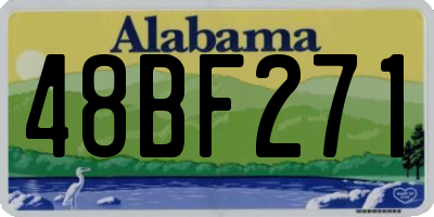AL license plate 48BF271