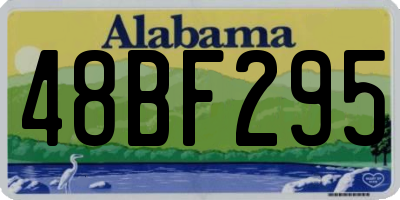 AL license plate 48BF295
