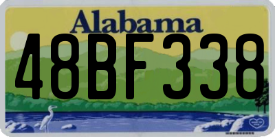 AL license plate 48BF338