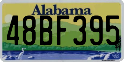 AL license plate 48BF395