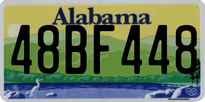 AL license plate 48BF448