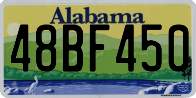 AL license plate 48BF450