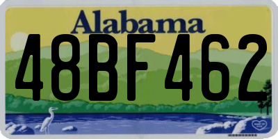 AL license plate 48BF462