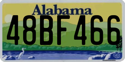 AL license plate 48BF466