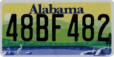 AL license plate 48BF482