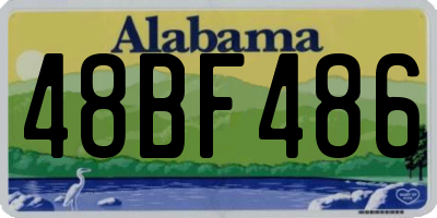 AL license plate 48BF486