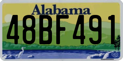AL license plate 48BF491