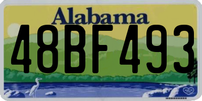 AL license plate 48BF493