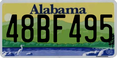 AL license plate 48BF495