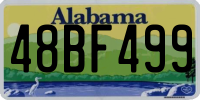 AL license plate 48BF499