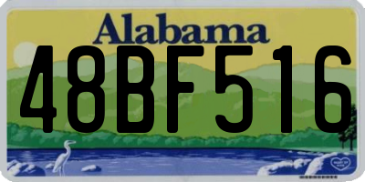 AL license plate 48BF516
