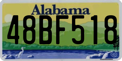 AL license plate 48BF518