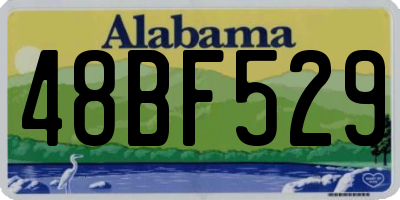 AL license plate 48BF529