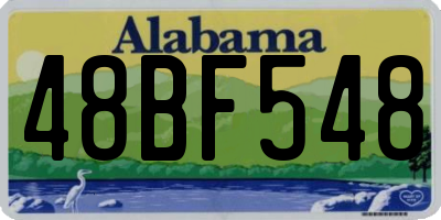 AL license plate 48BF548