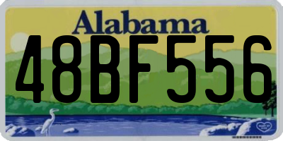 AL license plate 48BF556