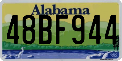 AL license plate 48BF944
