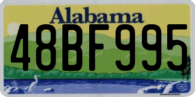 AL license plate 48BF995