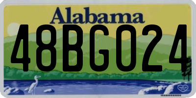 AL license plate 48BG024