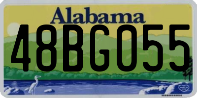 AL license plate 48BG055