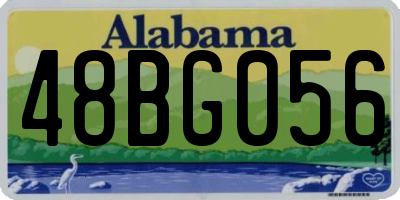 AL license plate 48BG056