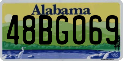 AL license plate 48BG069