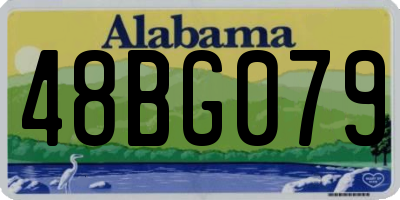 AL license plate 48BG079