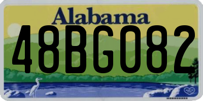 AL license plate 48BG082
