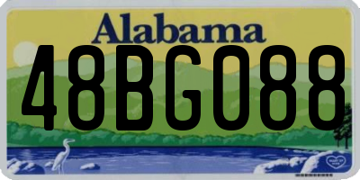 AL license plate 48BG088