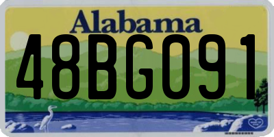 AL license plate 48BG091