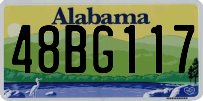 AL license plate 48BG117