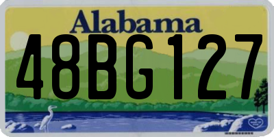 AL license plate 48BG127